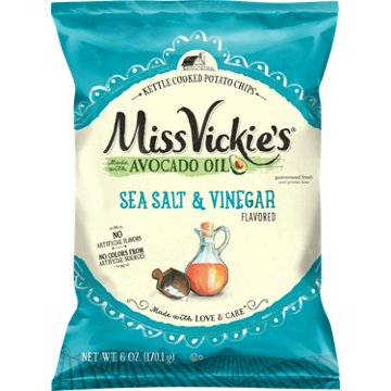 Miss Vickie's with Avocado Oil Sea Salt & Vinegar Kettle Cooked Potato Chips