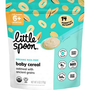 Little Spoon Organic Rice-free Baby Cereal Oatmeal