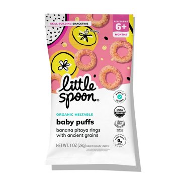 Little Spoon Baby Puffs - Banana Pitaya Rings