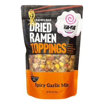 Ramen Bae Dried Ramen Toppings Spicy Garlic Mix, 6 oz