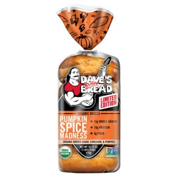 Dave's Killer Bread Bagels Pumpkin Spice Madness, 5 ct