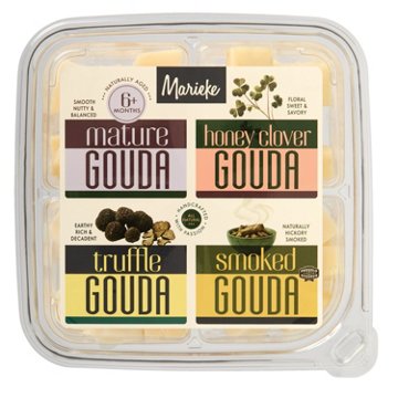 Marieke Gouda 4-Cheese Cubes Snack Tray
