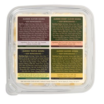 Marieke Gouda 4-Cheese Cubes Snack Tray