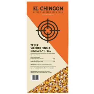El Chingon Apple Scented Deer Corn, 50 lb