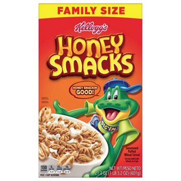 Kellogg's Honey Smacks Cereal - Family Size