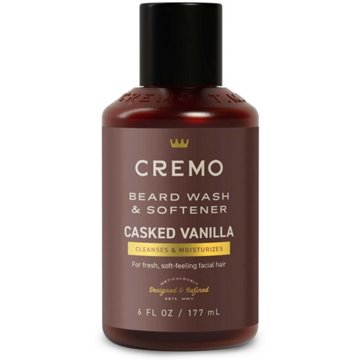 Cremo Beard Wash & Softener - Casked Vanilla, 6 oz