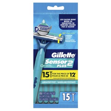 Gillette Sensor2 Plus Disposable Razors