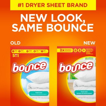 Bounce Fabric Softener Dryer Sheets - Fresh Linen