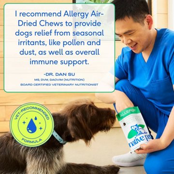 Native Pet Allergy Chews for Dogs, 45 ct