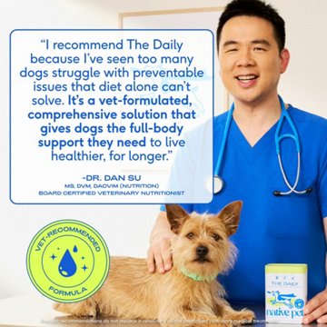 Native Pet The Daily Supplement Powder for Dogs, 9.25 oz