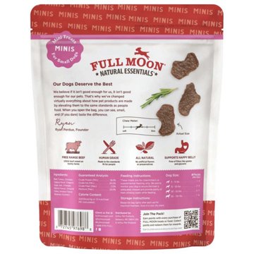 Full Moon Natural Essentials Mini Beef Jerky, 10 oz