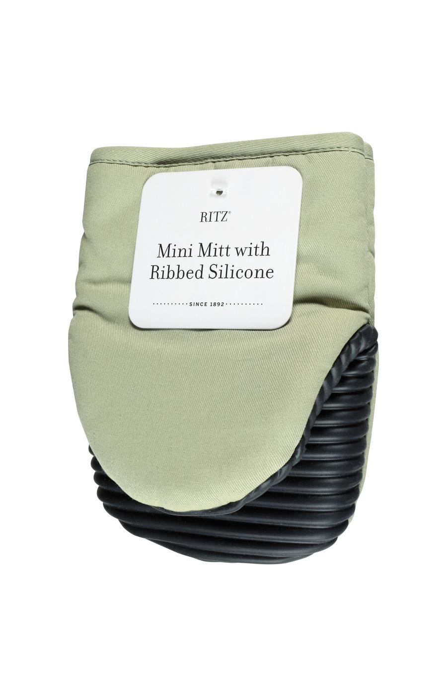 Ritz Ribbed Silicone Mini Oven Mitt - Fennel Green - Shop Kitchen ...