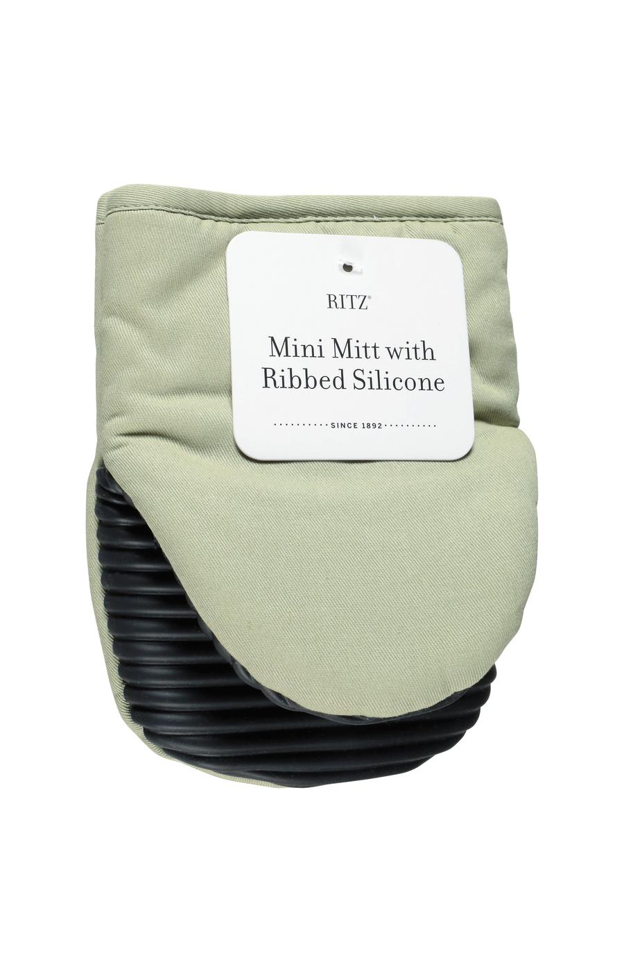 Ritz Ribbed Silicone Mini Oven Mitt - Fennel Green - Shop Kitchen ...