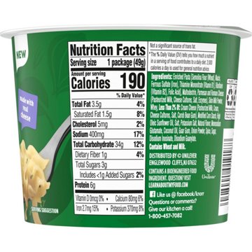 Knorr Creamy Alfredo Pasta Cup