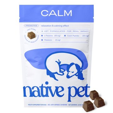 Native Pet Calm Chews for Dogs, 45 ct