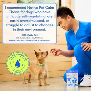 Native Pet Calm Chews for Dogs, 45 ct