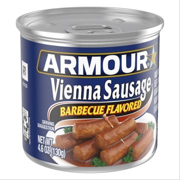 Armour Barbecue Flavored Vienna Canned Sausage, 4.6 oz
