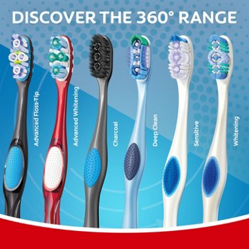 Colgate 360 Deep Clean Medium Toothbrushes