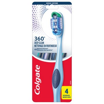 Colgate 360 Deep Clean Medium Toothbrushes
