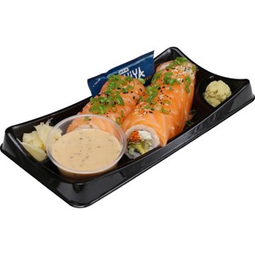 H-E-B Sushiya Everything Lox Sushi Roll