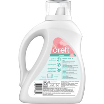 Dreft Toddler Liquid Laundry Detergent, 64 Loads