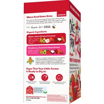 Once Upon A Farm Organic Fruit & Veggie Puffs - Variety Pack