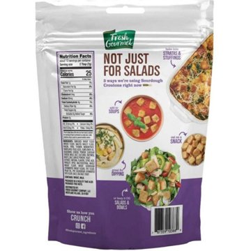Fresh Gourmet Sourdough Croutons - Cheese & Garlic, 3 oz