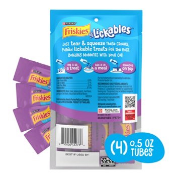 Friskies Friskies Lil' Lickables Cat Treat Tubes - With Tuna