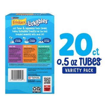 Friskies Lil' Lickables Cat Treat Tubes - Variety Pack