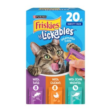 Friskies Lil' Lickables Cat Treat Tubes - Variety Pack