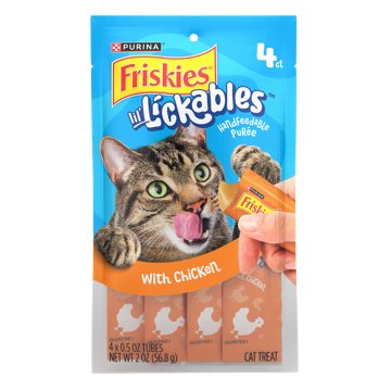 Friskies Lil' Lickables Cat Treat Tubes - With Chicken