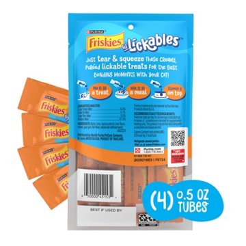 Friskies Lil' Lickables Cat Treat Tubes - With Chicken