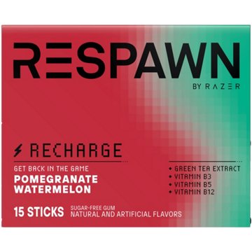 RESPAWN Recharge Gum - Pomegranate Watermelon