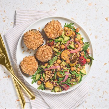 H-E-B Roasted Red Pepper Smoked Gouda Stuffed Mushrooms, 8 oz