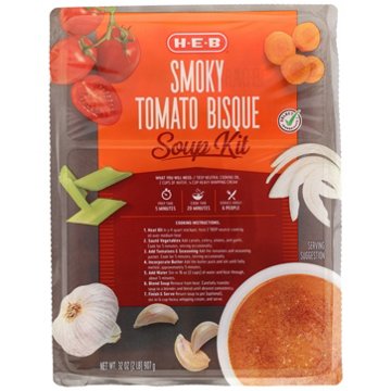 H-E-B Smoky Tomato Bisque Soup Kit, 32 oz