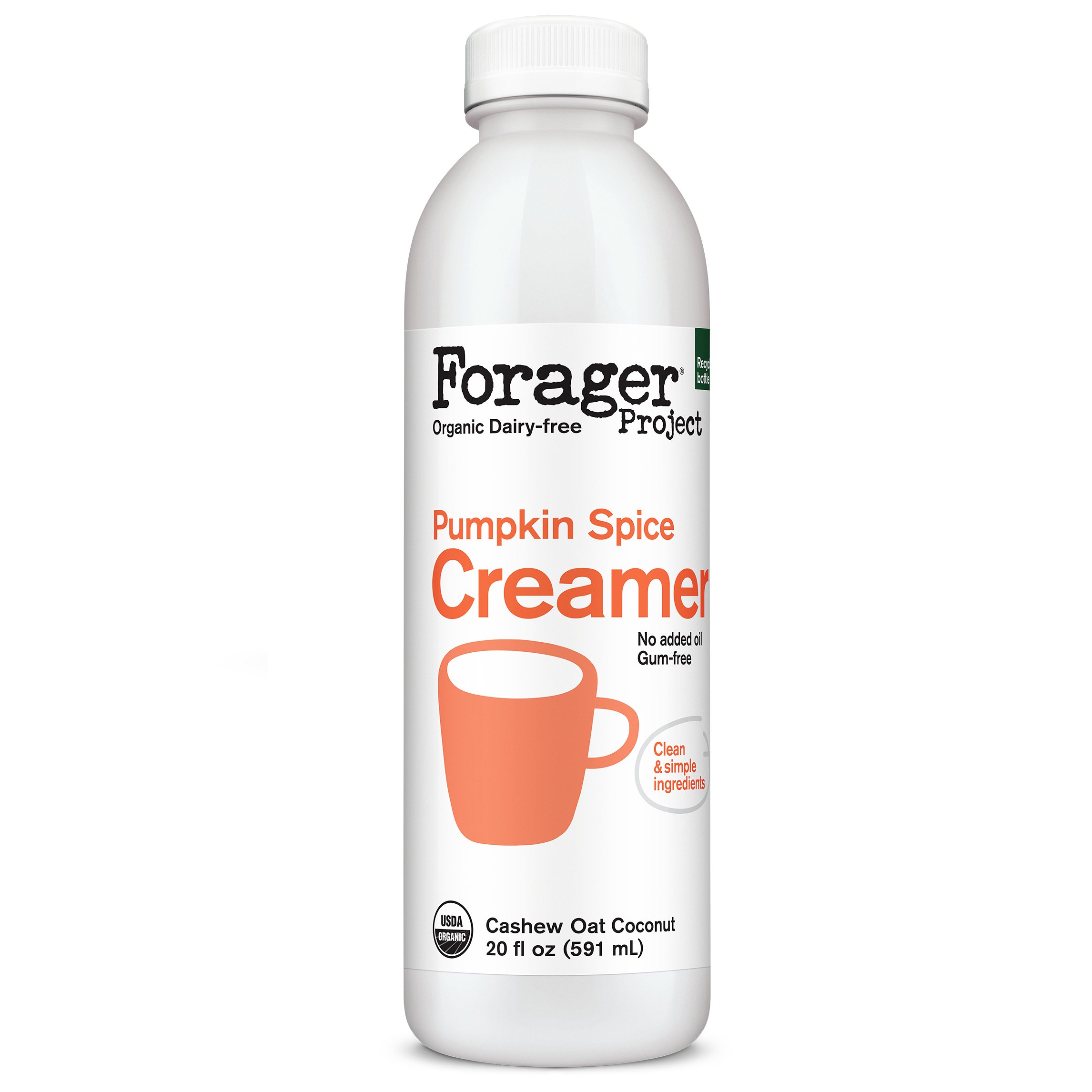 Forager Project Organic Pumpkin Spice Dairy-Free Creamer, 20 oz