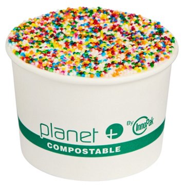 H-E-B Bakery White Cake & Sprinkle Dots Loaded Cake Cup