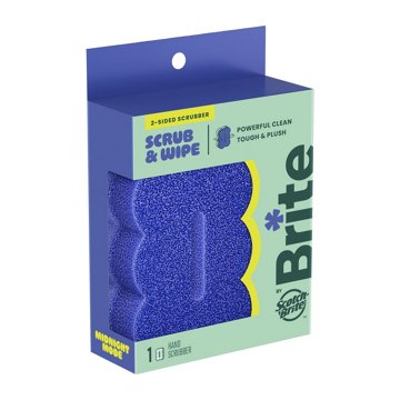 Brite Scotch-Brite 2-Sided Scrub & Wipe Midnight Mode