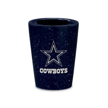 NFL Dallas Cowboys Engraved Ceramic Shot Glass, 2 oz