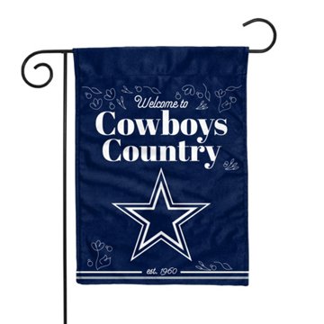 NFL Dallas Cowboys Welcome to Cowboys Country Garden Flag