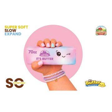 Squishy Farms It's Butter 2.0 Just Right Scented Squish Fidget Toy - Cotton Candy