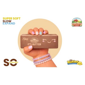 Squishy Farms It's Butter 2.0 Just Right Scented Squish Fidget Toy - S'more