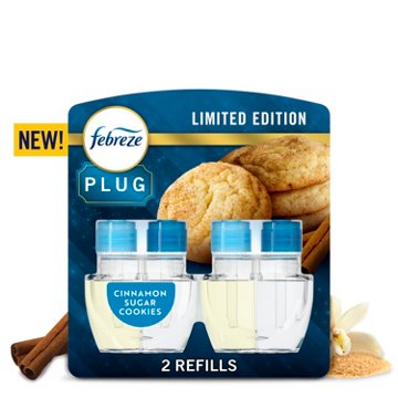 Febreze Plug Scented Oil Refills -Cinnamon Sugar Cookies
