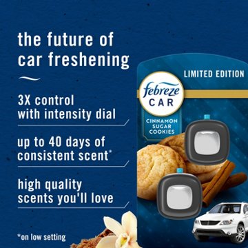 Febreze Car Air Freshener - Cinnamon Sugar Cookies