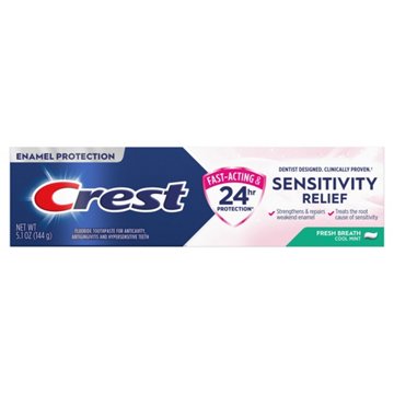 Crest Sensitivity Relief Toothpaste - Fresh Breath Cool Mint