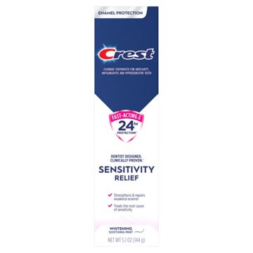 Crest Sensitivity Relief Toothpaste - Whitening Soothing Mint
