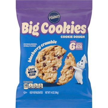 Pillsbury Big Cookies Cookie Dough - Blueberry Crumble