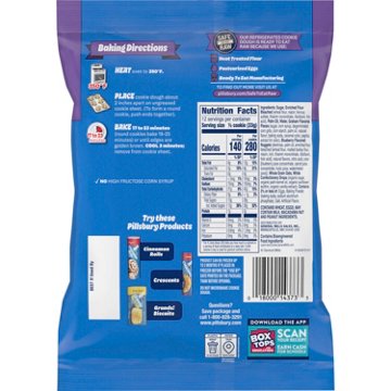 Pillsbury Big Cookies Cookie Dough - Blueberry Crumble