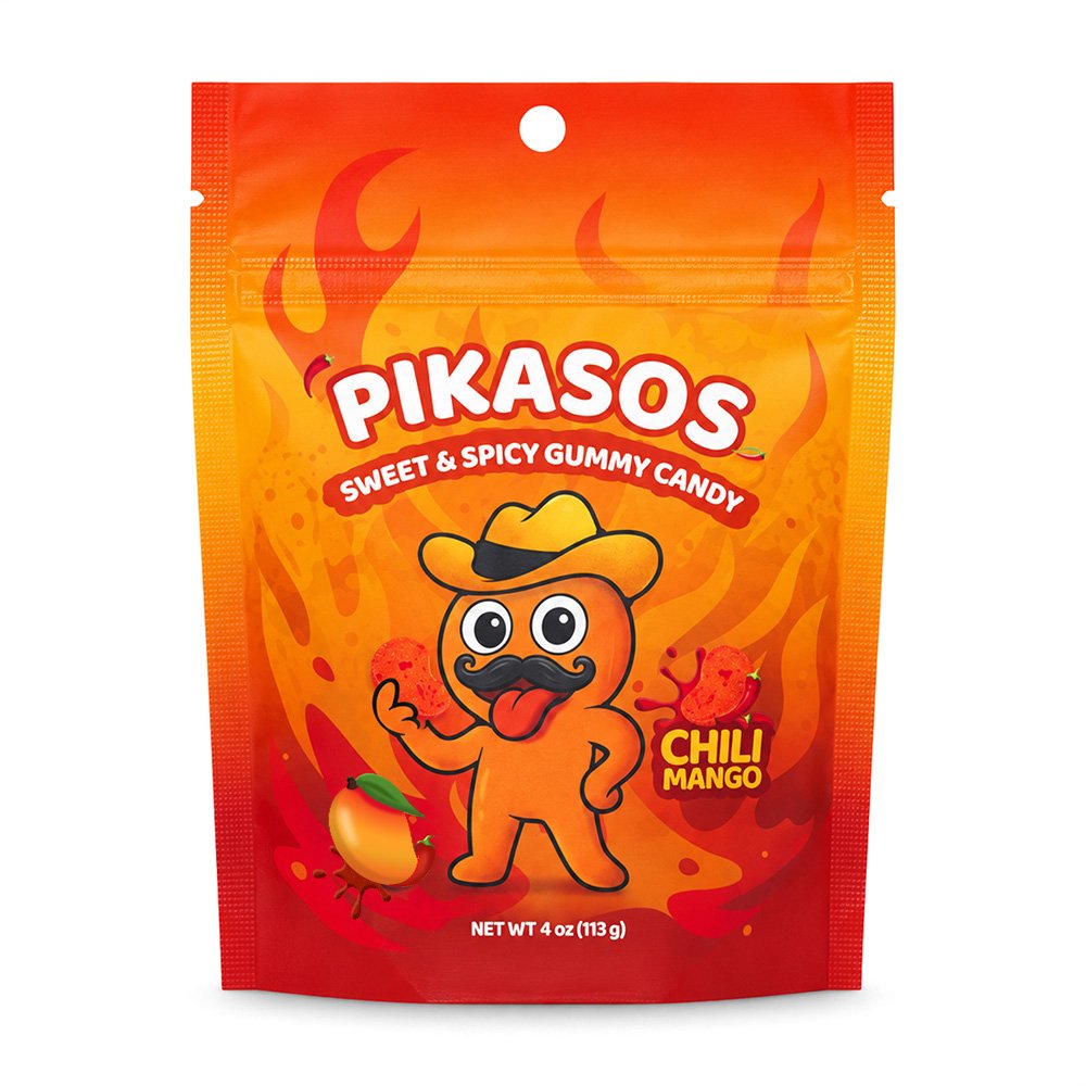 Pikasos Sweet & Spicy Chili Mango Gummy Candy - Shop Candy at H-E-B