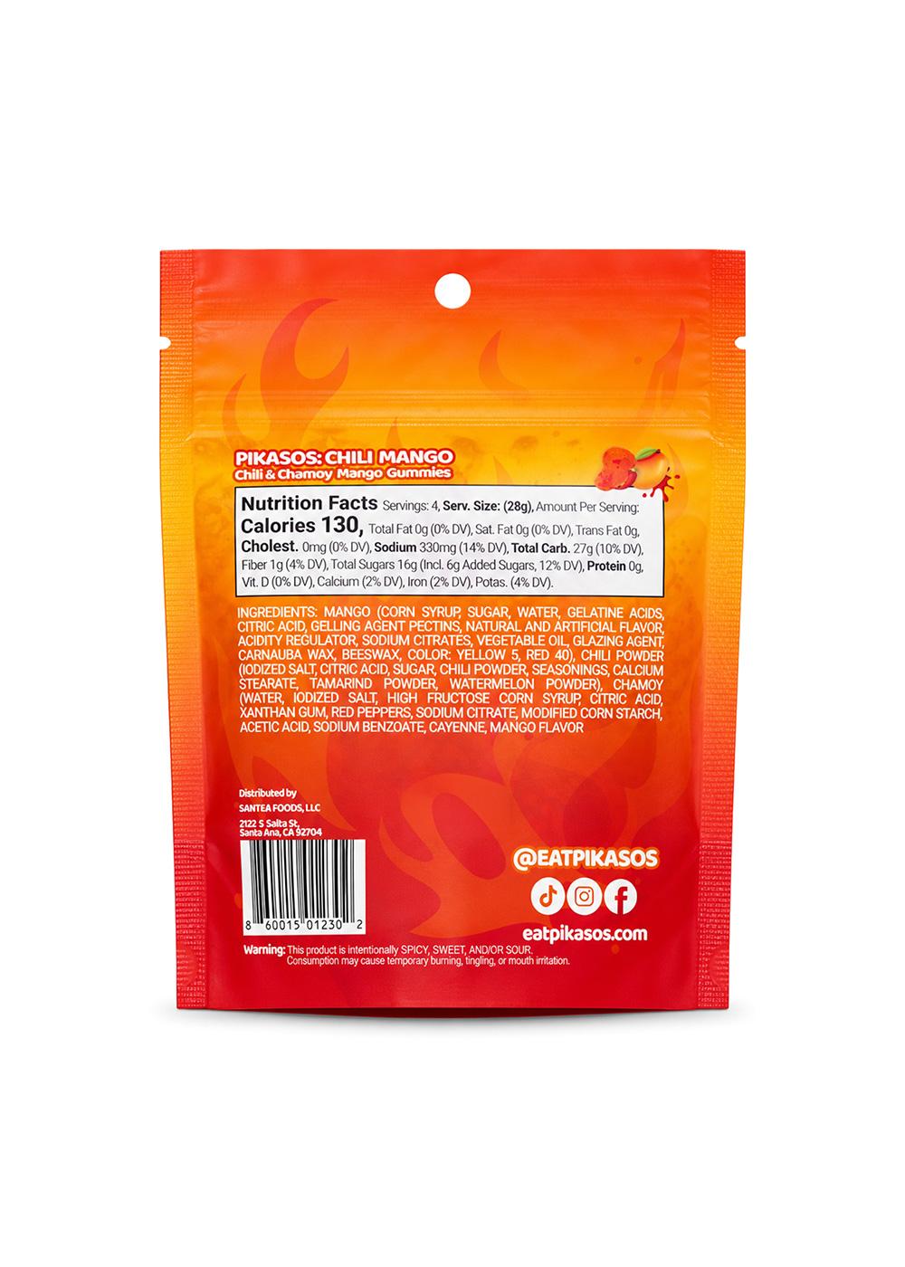 Pikasos Sweet & Spicy Chili Mango Gummy Candy - Shop Candy at H-E-B